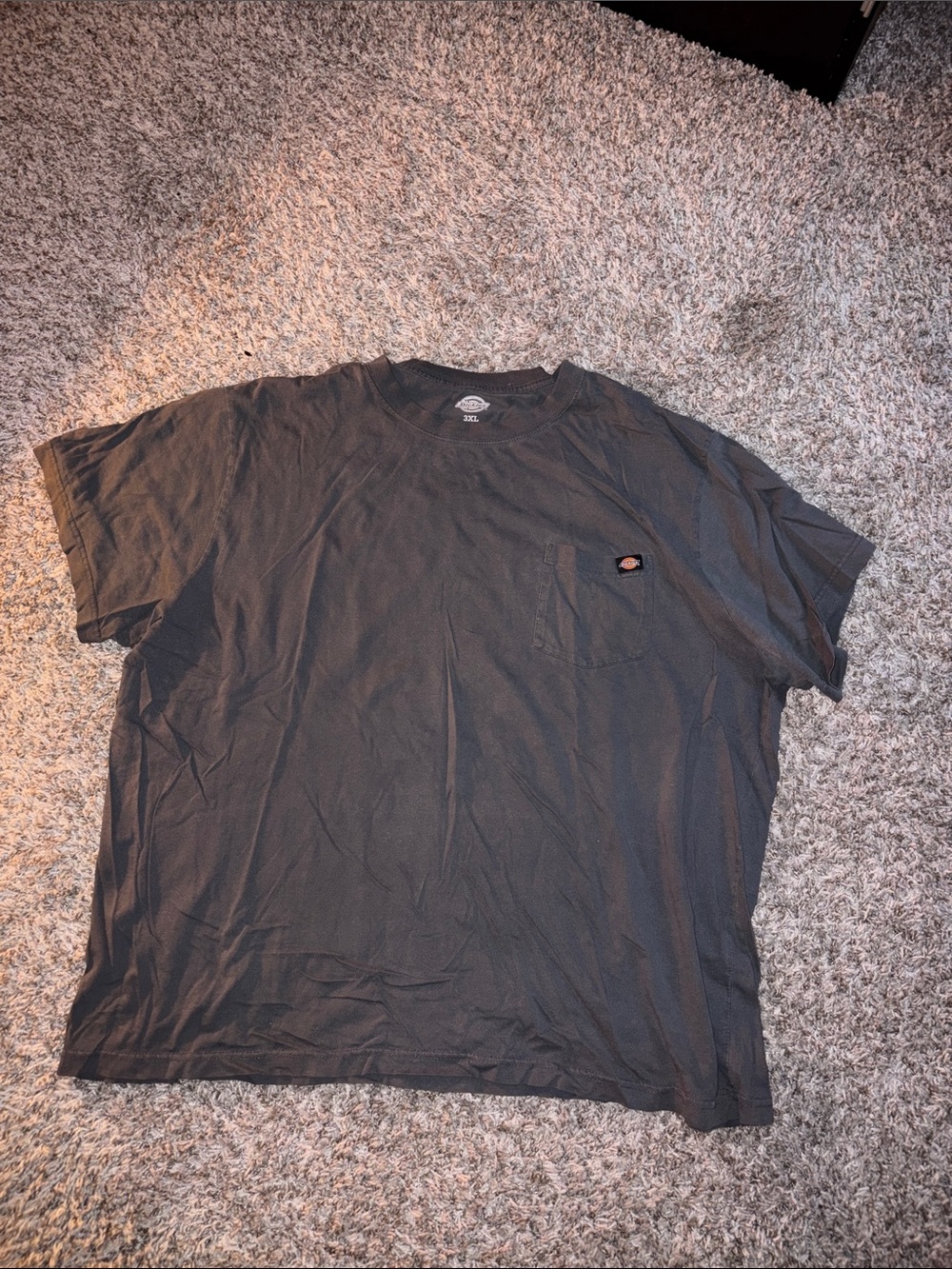 Dickies Men's Dark Gray Short Sleeve Pocket Tee
